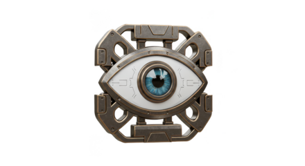 3D Mechanical Eye Transparent Background Robot Technology Automation
