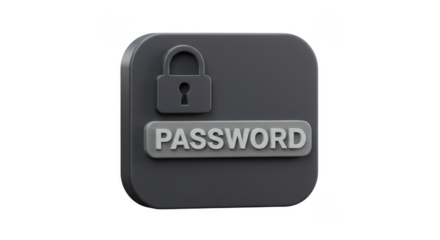 3D Padlock Password Access Key Security for Safe Online Unlocking