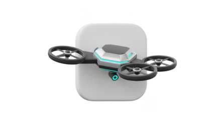 3d Modern Drone Technology Aircraft Remote Aerial Fly Transparent