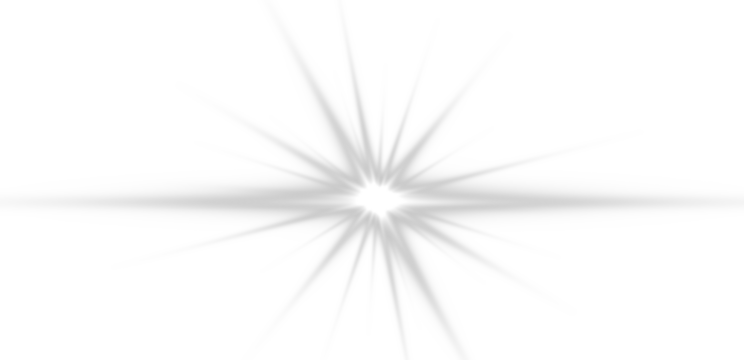 Glowing white beam light star.Transparent template shiny flare light effect. 