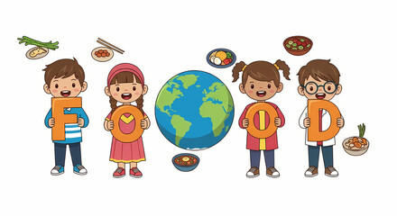 Celebrating World Food Day Children Unite to Honor Cuisine Across the Globe