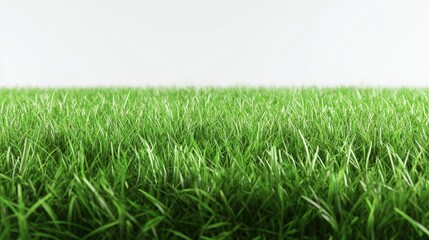 Obraz premium A grass field with a soft golden glow, creating a warm and inviting atmosphere for an ad