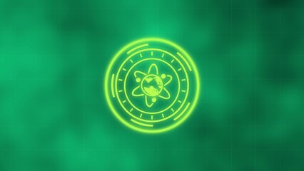 network of connections with people icons with glowing spots Social networking service concept .Global communication, social network, teamwork, connection concept icon 