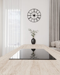 interior of a kitchen