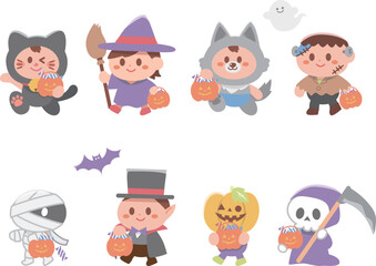 ハロウィンの仮装行列