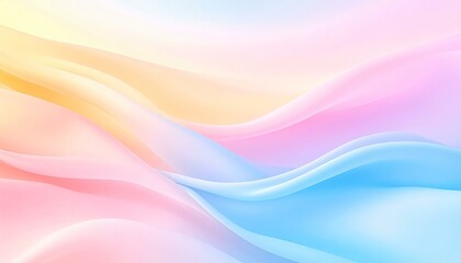 Pastel gradient background soft color waves abstract design wallpaper