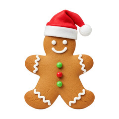 Gingerbread Cookie Isolated Christmas Holiday Sweet Decoration Festive