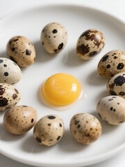 Fototapeta premium quail eggs