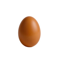 Brown Egg Isolated On Transparent background for Cooking and Baking Use