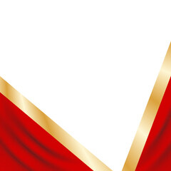 Elegant Indonesian Independence Day Design with Gold Accents – Transparent PNG