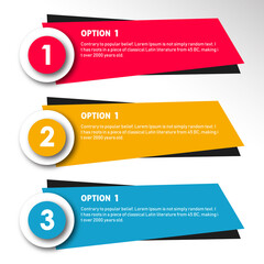 Obraz premium Colorful vector infographic Designs