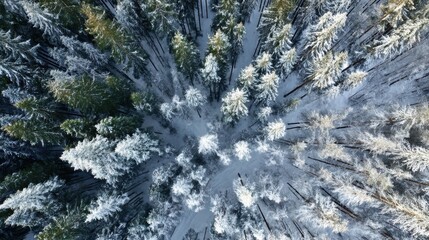 Birds-eye view of a futuristic city skyline with glowing skyscrapers under the