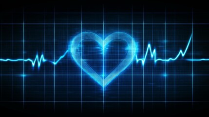 Comprehensive Diagnostic Cardiac Monitoring Pulses Design Element Over Square Mesh for Wellness