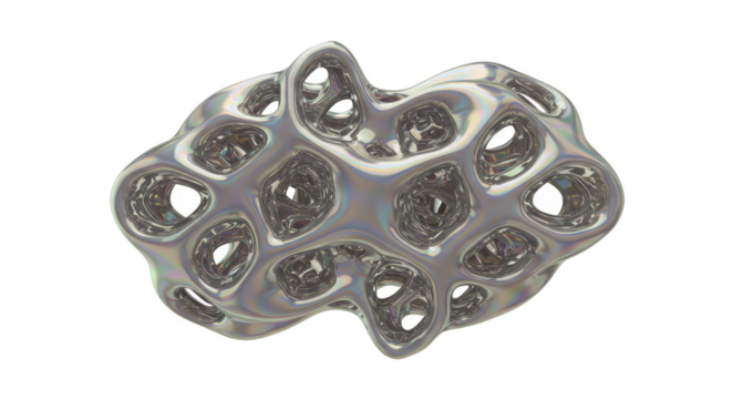 Iridescent Abstract Texture Transparent Background Geometric Pearl Design