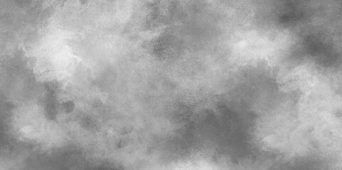 Abstract dark smoky background. Vintage Gray smoke texture. Powder explosion background. Fog isolated on black background. Fume overlay design.