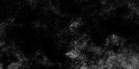 Black grunge background design. Dark grey grainy texture on black canvas. Scratched and dirty background.
