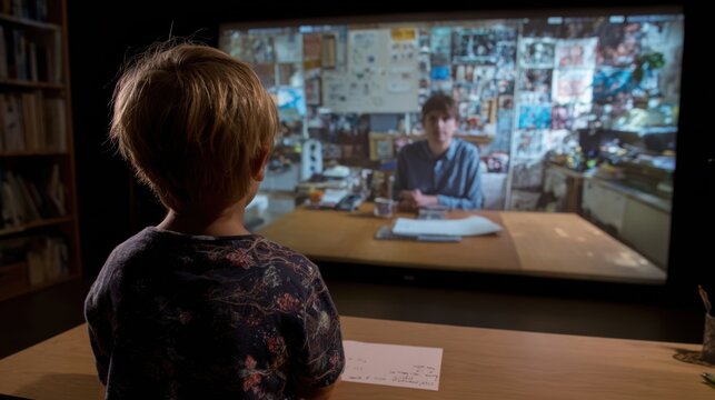 Business team having a virtual meeting using AR glasses in a modern office,