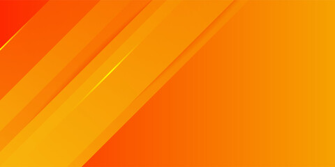 Minimal orange background vector. Abstract yellow and orange warm tone background with simple lines. For posters, banners, and landing page concept images.