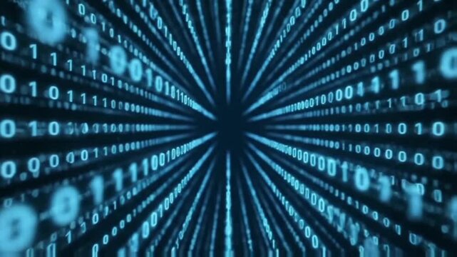 binary background animation