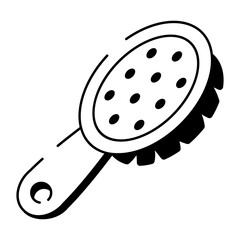 A sketchy style icon depicting pet carrier  
