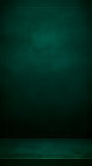 A dark green backdrop with a faint frame line and subtle lighting effect on the surface