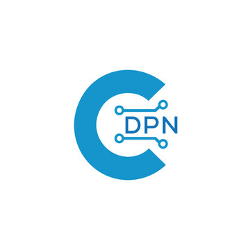 Classic Shield Logo with Stars and DPN Letters &ndash; Premium Badge or Security Brand Identity. DPN Letter Logo.
