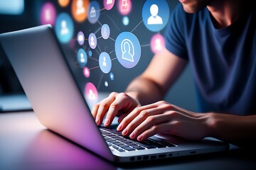 Connecting Globally: A Young Man Builds His Online Network