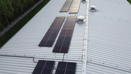 Eco rooftop panels for sustainable power