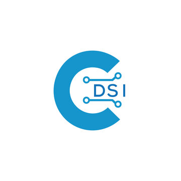 Classic Shield Logo with Stars and DSI Letters &ndash; Premium Badge or Security Brand Identity. DSI Letter Logo.
