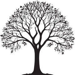 Tree silhouette Vector | Minimalist & Trendy Tree Silhouette Design | Unique & Stylish Tree Artwork for Vector design