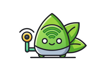 cartoon smart iron with eco wi fi