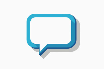 Naklejka premium cartoon speech bubble direct message icon