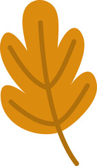 가을 일러스트 플랫 단풍 낙엽