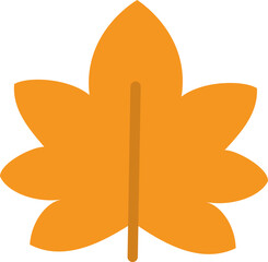 가을 일러스트 플랫 단풍 낙엽