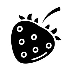 strawberry fruit icon design	