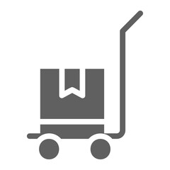 Trolley Glyph Icon