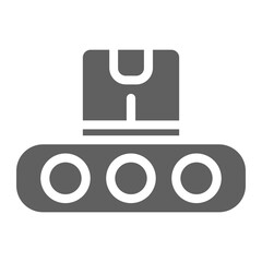 Conveyor Belt Glyph Icon