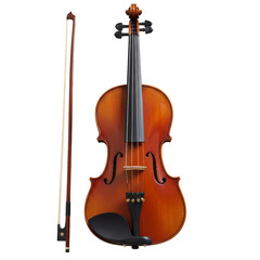 Fototapeta premium Isolated Detailed Wood Violin Bow Musical Instrument Orchestral String