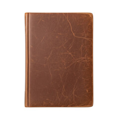 Vintage brown leather journal cover