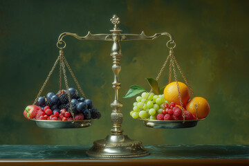 still life with fruits