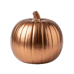 Bronze metallic pumpkin decoration