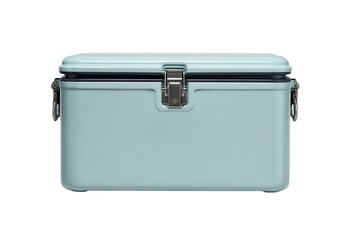 Fototapeta premium Pale blue rectangular cooler.
