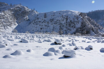 winter mountain landscape