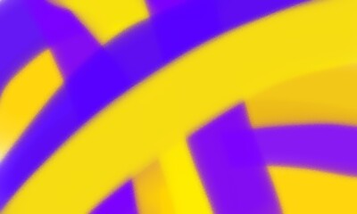 Vivid yellow and purple abstract background with smooth curved shapes and soft gradient texture....