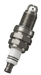Isolated Transparent Background 3D Illustration Automotive Engine Spark Plug