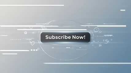 Modern digital interface featuring a prominent call-to-action button encouraging subscriptions