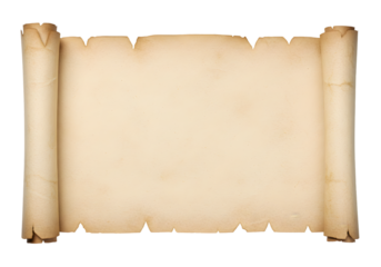 Illustration of Old Scroll Parchment Paper Vintage Antique Texture