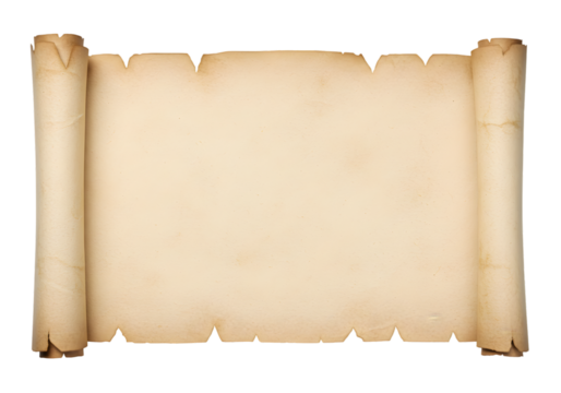 Illustration of Old Scroll Parchment Paper Vintage Antique Texture