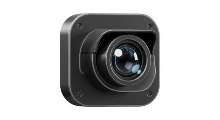 Security Camera Surveillance Technology Black Camera Security Isolated PNG