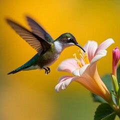 Fototapeta premium hummingbird on a flower